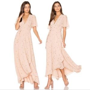 Privacy please blush star Krause maxi dress